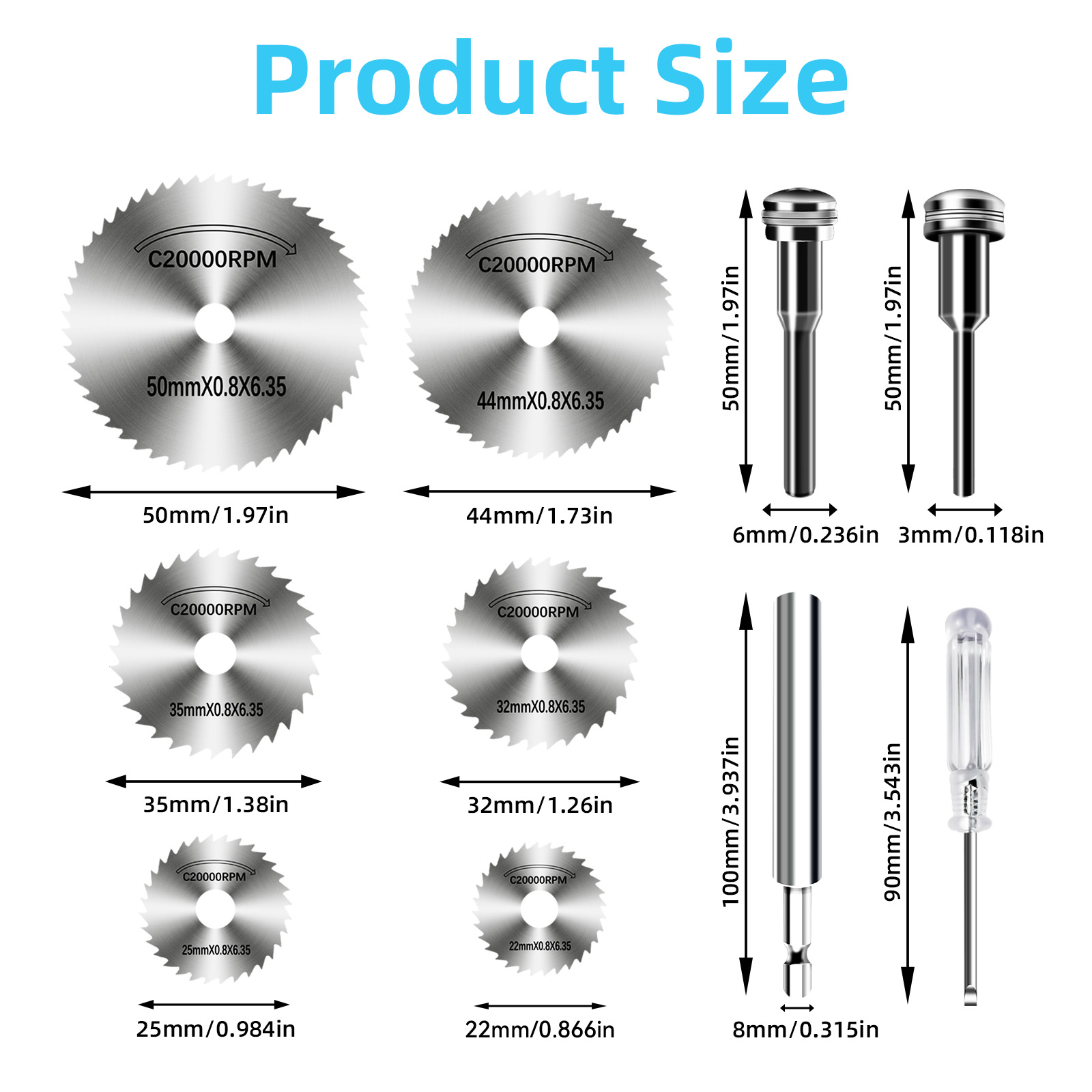 High-Speed Steel Saw Blades 10 - Cordless Rotary Tool Kit Accessories ulasan dan harga