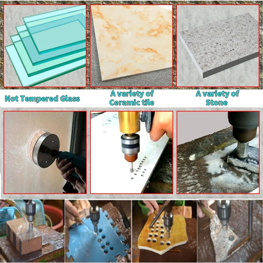 Diamond Coated Drill Bits Set  - Reciprocating Saw Attachment Drill ulasan dan harga