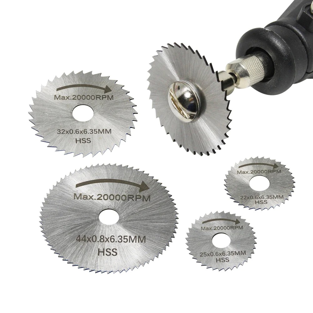 6Pcs HSS Circular Saw Blade Ro - Cordless Rotary Tool Kit Accessories ulasan dan harga