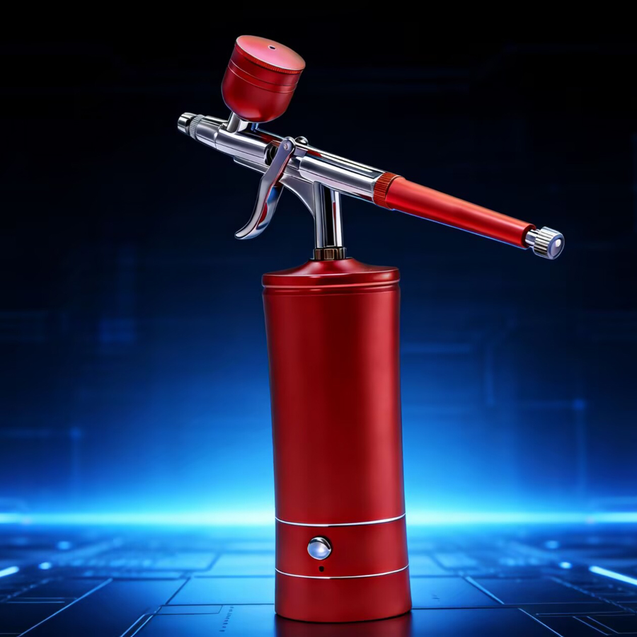 Portable Rechargeable Wireless - Airbrush Kit With Mini Compressor ulasan dan harga