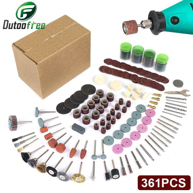 361PCS/lot Power Tools Dremel  - Cordless Rotary Tool Kit Accessories ulasan dan harga