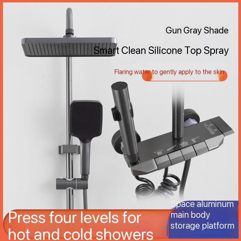 Grey Chrome Bathroom Shower Fa - Plumbing ulasan dan harga