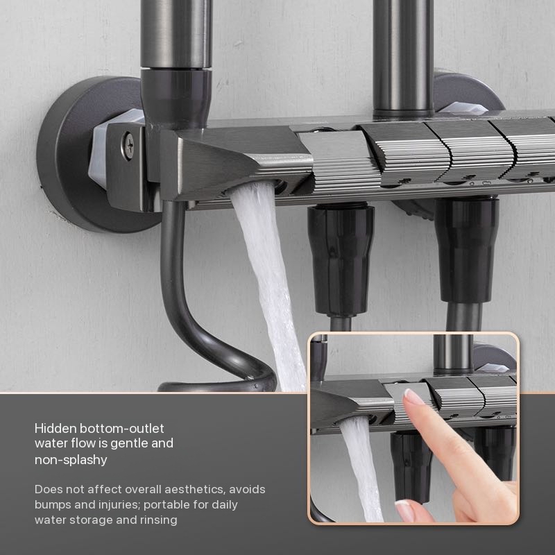 Grey Chrome Bathroom Shower Fa - Plumbing ulasan dan harga